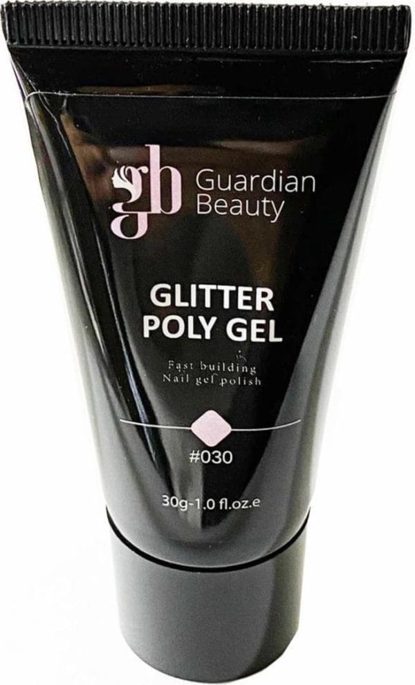 Polygel - polyacryl gel - kleur glitter roze - 30gr - gel nagellak - fantastische glans en kleurdiepte - uv en led-uithardbaar - kunstnagels en natuurlijke nagels