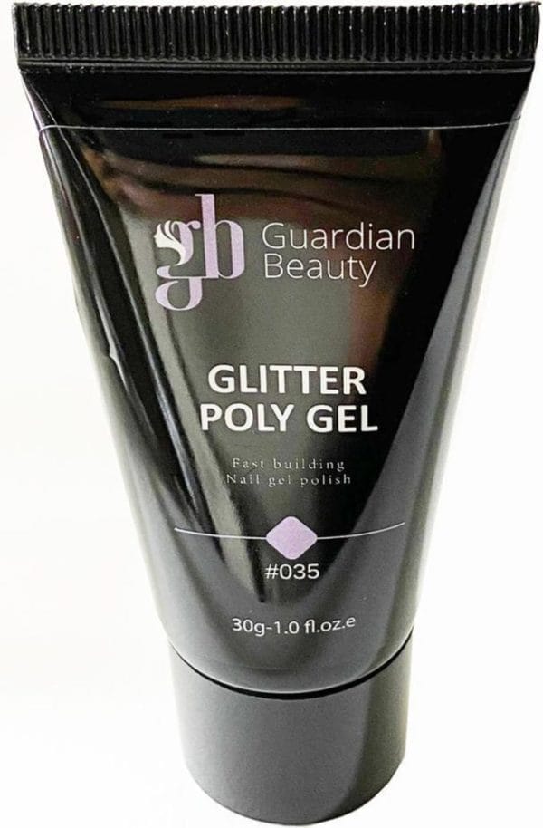 Polygel - polyacryl gel - kleur glitter zilver - 30gr - gel nagellak - fantastische glans en kleurdiepte - uv en led-uithardbaar - kunstnagels en natuurlijke nagels