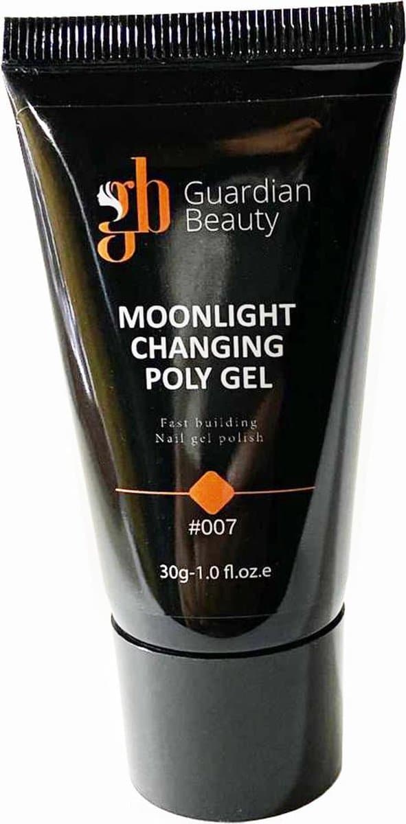 Polygel - Polyacryl Gel - Moonlight Changing| Kleur Oranje - 30gr - Gel nagellak - Fantastische glans en kleurdiepte - UV en LED-uithardbaar - Kunstnagels en natuurlijke nagels