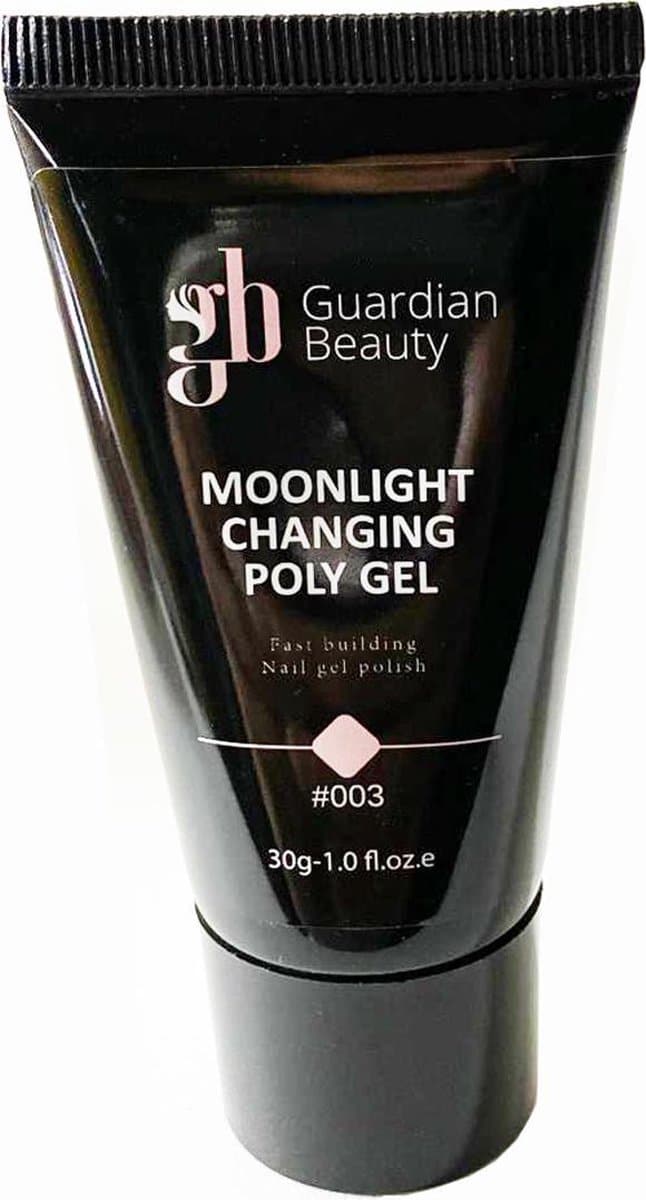 Polygel - Polyacryl Gel - Moonlight Changing - Kleur Zacht Rose - 30gr - Gel nagellak - Fantastische glans en kleurdiepte - UV en LED-uithardbaar - Kunstnagels en natuurlijke nagels