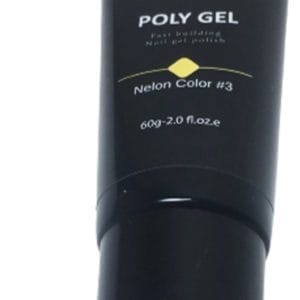 Polygel - Polyacryl Gel - Nelon Color #3 - 60gr - Gel nagellak - Fantastische glans en kleurdiepte - UV en LED-uithardbaar - Kunstnagels en natuurlijke nagels