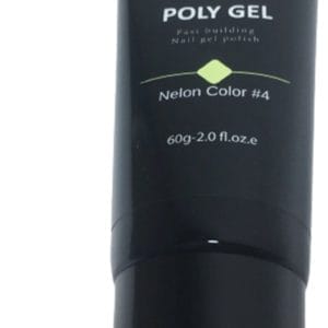Polygel - Polyacryl Gel - Nelon Color #4 - 60gr - Gel nagellak - Fantastische glans en kleurdiepte - UV en LED-uithardbaar - Kunstnagels en natuurlijke nagels