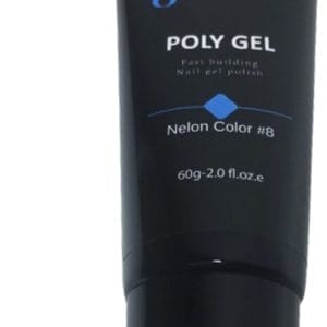 Polygel - Polyacryl Gel - Nelon Color #8 - 60gr - Gel nagellak - Fantastische glans en kleurdiepte - UV en LED-uithardbaar - Kunstnagels en natuurlijke nagels