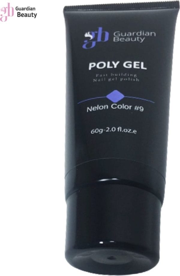 Polygel - polyacryl gel - nelon color #9 - 60gr - gel nagellak - fantastische glans en kleurdiepte - uv en led-uithardbaar - kunstnagels en natuurlijke nagels