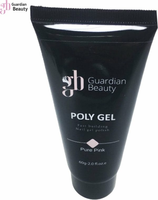 Polygel - Polyacryl Gel - Pure Pink - 60gr - Gel nagellak - Fantastische glans en kleurdiepte - UV en LED-uithardbaar - Kunstnagels en natuurlijke nagels