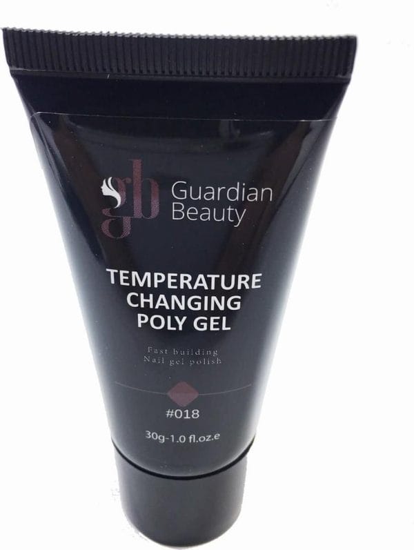 Polygel - Polyacryl Gel - Temperature Changing - Kleur Bordeaux - 30gr - Gel nagellak - Fantastische glans en kleurdiepte - UV en LED-uithardbaar - Kunstnagels en natuurlijke nagels