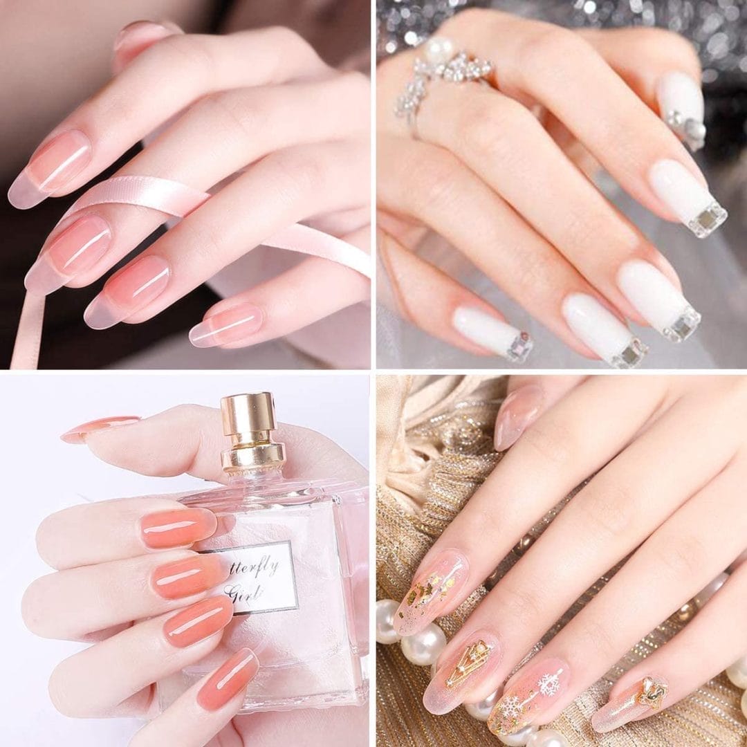 Polygel nagelverlenging - nagelverlengingen -nail art - kit 6 stuks - manicure voor beginners|clear nude/ r 83 Polygel nagelverlenging - nagelverlengingen -nail art - kit 6 stuks - manicure voor beginners|clear nude/ r 83