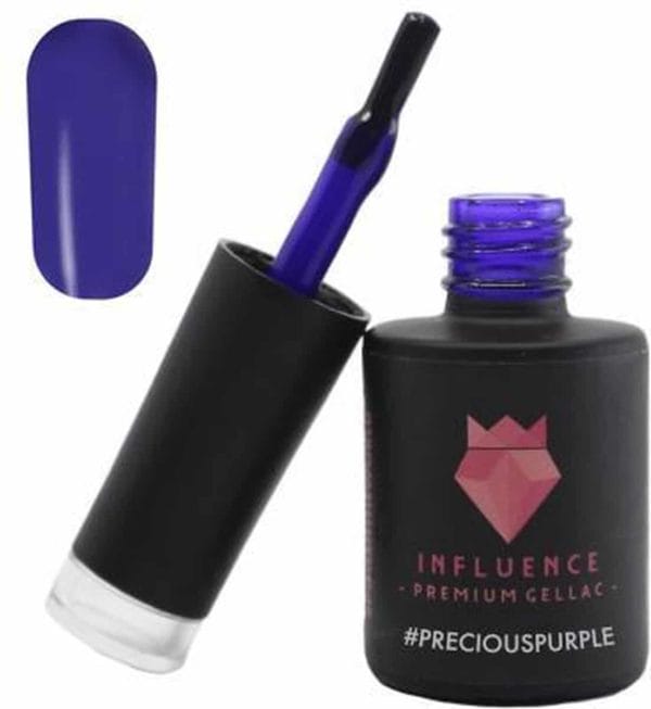 #preciouspurple - influence gellac - uv/led gellak - gel nagellak - gel lak - paars - 10 ml