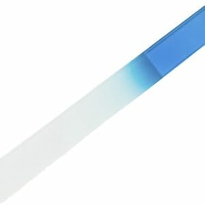 Premax-Professionele Pedicure-glasvijl-Groot- 19.5 cm- Transparant Blauw