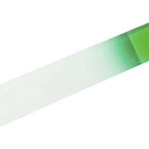 Premax-Professionele Pedicure-glasvijl-Groot- 19.5 cm- Transparant Groen