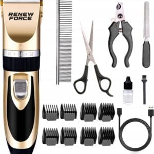 Professionele Draadloze Hondentrimmer - Complete Grooming Set voor Prachtige Huisdieren