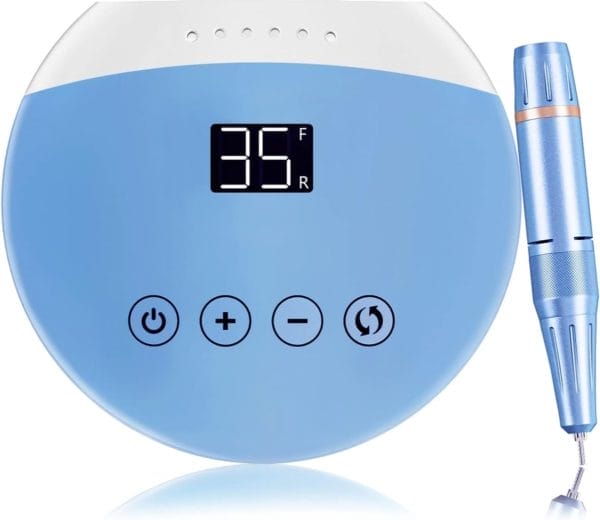 Professionele elektrische vijl draaimachine met hd led-display en touch-toetsen