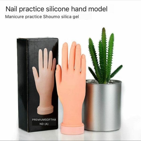 Professionele Nagel Oefenhand | Nagellak Oefenhand | Nagelpratijk - Nail Practice | Nail Trainer - Flexibele Hand | Oefenhand Voor Nagels
