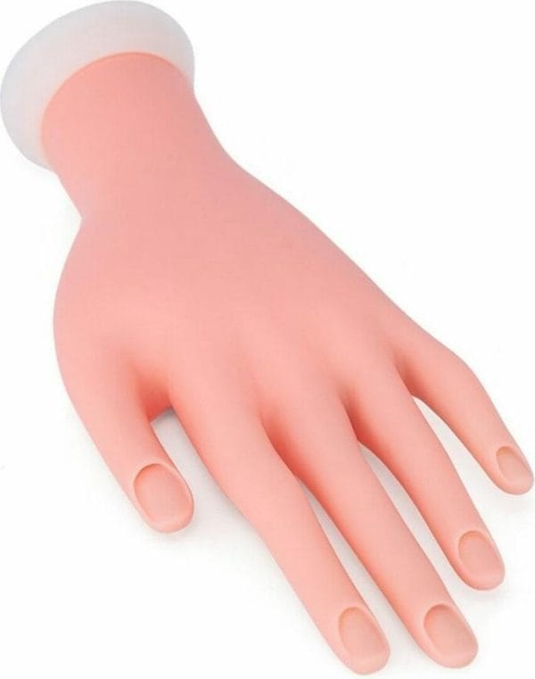 Professionele Nagel Oefenhand - Nail Practice - Flexibele Hand - Nagellak Oefenhand