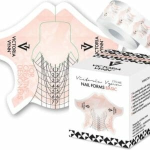 Professionele Nagel Sjablonen Victoria Vynn Salon Basic 400 stuks - nail forms - gel - acryl - acrylgel - polygel - biab - nagels - nagelverlenging - callance