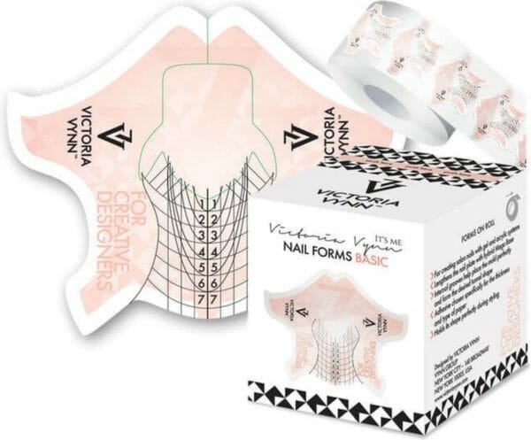 Professionele nagel sjablonen victoria vynn salon basic 400 stuks - nail forms - gel - acryl - acrylgel - polygel - biab - nagels - nagelverlenging - callance