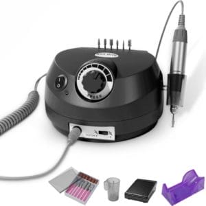 Professionele Nagelfrees Machine Van Hoge Kwaliteit - Hand / Voet Pedaal - Complete set - Zwart