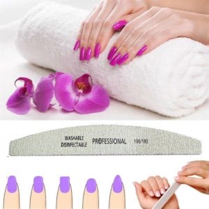 Professionele Nagelvijl Acryl Nagels Gel Nagels - Set 5 Vijlen