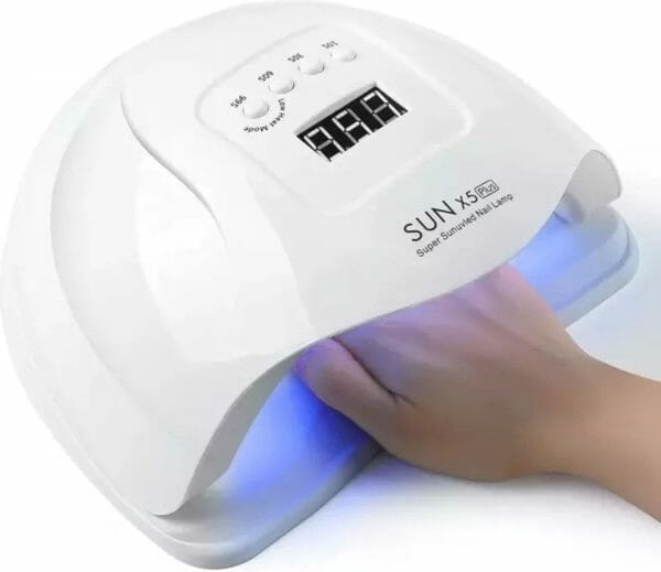 Professionele uv nagellamp voor gel nagellak - sun x5 plus 80w 36 leds - geschikt gellak - gel nagellak droger