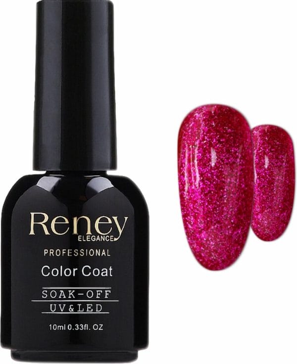 Reney® gellak platinum pink intense 04 - 10ml.