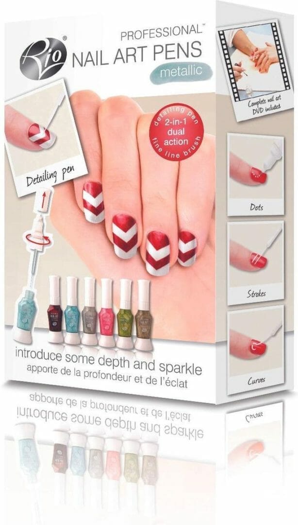 RIO NAIL ART METALLICS 6 pens Alles over gelnagels