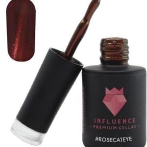 #ROSECATEYE- Influence Gellac - Rode gellak - Glitter - Cat eye - Gellak rood UV - UV Gellak - Gel nagellak - Gellac - Kado vrouw - Valentijns cadeau - Kado voor haar - 10 ml - Inclusief magneet