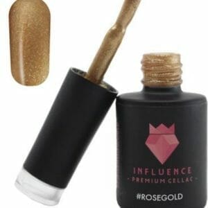 #ROSEGOLD - Influence Gellac - Gouden gellak - Gellak goud UV - Gellak glitter - UV Gellak - Gel nagellak - Gellac - Kado vrouw - Valentijns cadeau - Kado voor haar - 10 ml