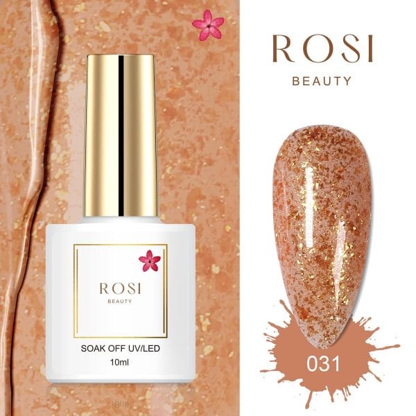 ROSI Beauty Gelpolish - Gel nagellak - Gellak - 10 ML - UV & LED - Goud 031 Luxury Gold