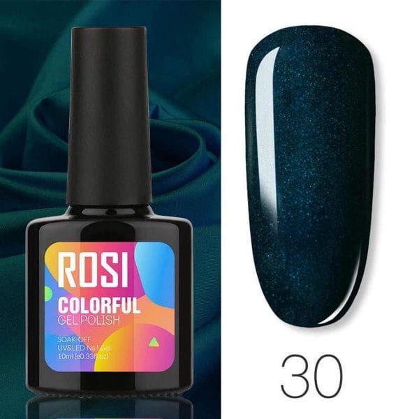 Rosi gelpolish - gel nagellak - gellak - uv & led - blauw 030 night blue