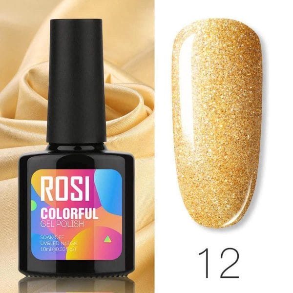 ROSI Gelpolish - Gel nagellak - Gellak - UV & LED - Goud 012 Luxury Gold