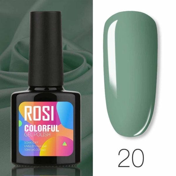 ROSI Gelpolish - Gel nagellak - Gellak - UV & LED - Groen 020 Olive Green