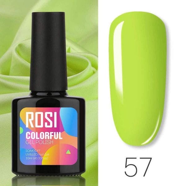 ROSI Gelpolish - Gel nagellak - Gellak - UV & LED - Groen 057 Neon Green