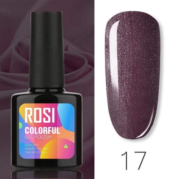 ROSI Gelpolish - Gel nagellak - Gellak - UV & LED - Paars 017 Shiny Violet