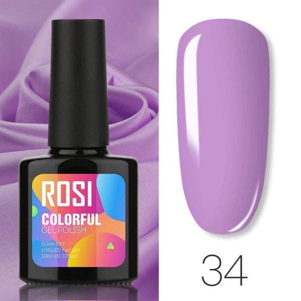 ROSI Gelpolish - Gel nagellak - Gellak - UV & LED - Paars 034 Precious Lila