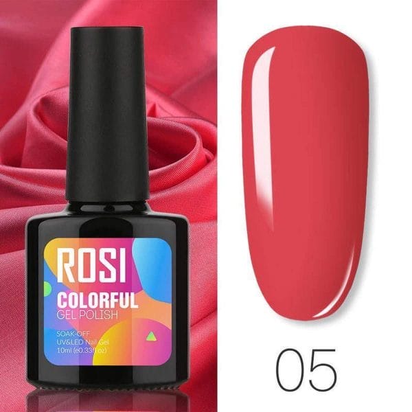 ROSI Gelpolish - Gel nagellak - Gellak - UV & LED - Rood 005 Chique Red