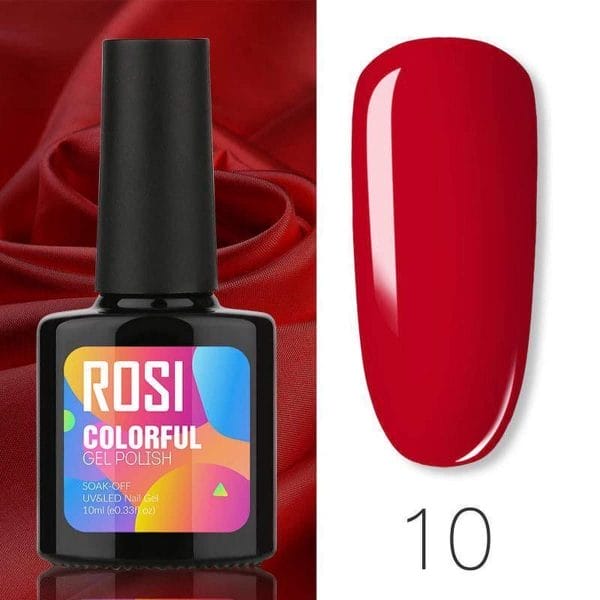 ROSI Gelpolish - Gel nagellak - Gellak - UV & LED - Rood 010 Classic Red