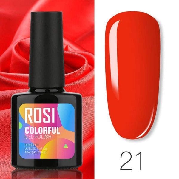 ROSI Gelpolish - Gel nagellak - Gellak - UV & LED - Rood 021 Lipstick Red