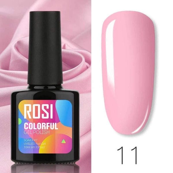 ROSI Gelpolish - Gel nagellak - Gellak - UV & LED - Roze 011 Rose Pink