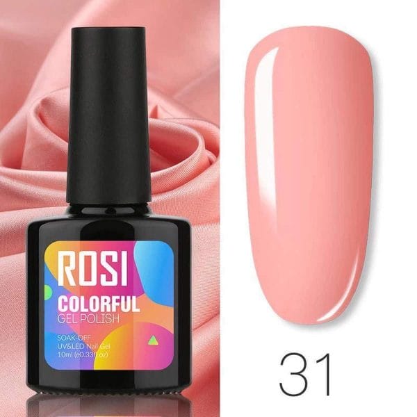 ROSI Gelpolish - Gel nagellak - Gellak - UV & LED - Roze 031 Baby Pink