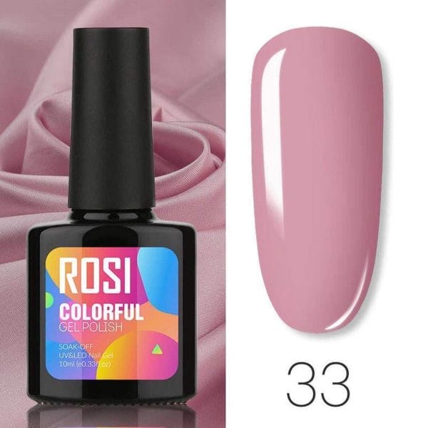 ROSI Gelpolish - Gel nagellak - Gellak - UV & LED - Roze 033 Nude Pink