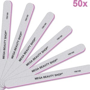 Rechte vijlen zebra 100/180 50st.