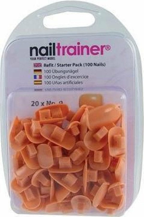 Refill Tips voor de Nailtrainer - Nail practice hand-Oefenhand - ORIGINEEL - Essential Nails