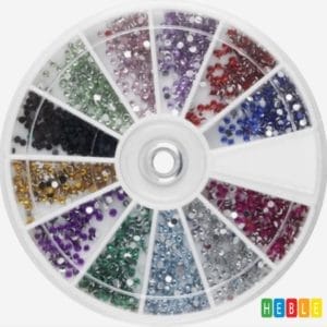 *** Rhinestone steentjes - Nail Art Diverse Kleuren - Diamantjes - van Heble® ***