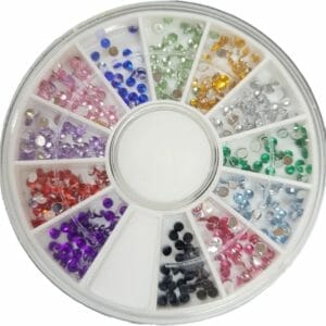 Rhinestones kleuren - rhinestones steentjes - strass steentjes - nagel diamantjes - nail art set - oDaani