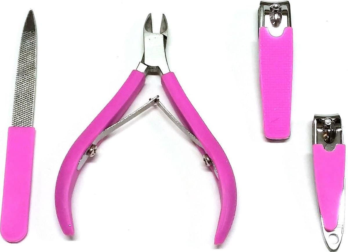 Rojafit budget nagelknipset - 4 delig - rvs - rose Rojafit budget nagelknipset - 4 delig - rvs - rose