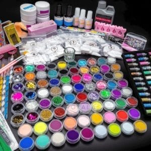 Royala Acryl Nagels Starterspakket Premium | 170 delig ! | 126 colors | Acryl Nagels set | Acryl Starter Kit | Nail Art Pakket | 500 Franse Nageltips | Manicure Set voor Nail Art Kit | Nagel Decoratie | Acryl poeders | Acryl vloeistof