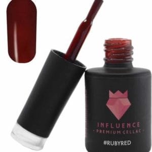 #Rubyred - Influence Gellac - UV/LED Gellak - Gel nagellak - Gel lak - Rood / Bordeaux - 10 ml