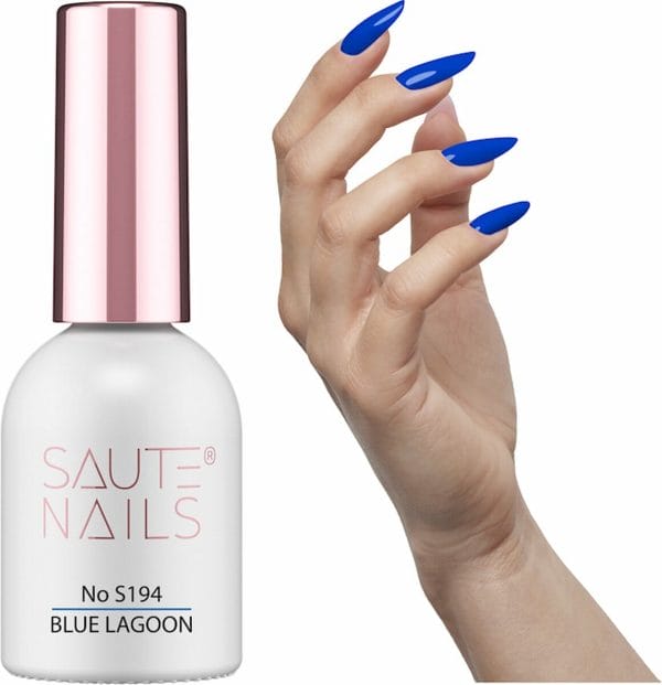 SAUTE Nails Blauw UV/LED Gellak 8ml. - S194 Blue Lagoon