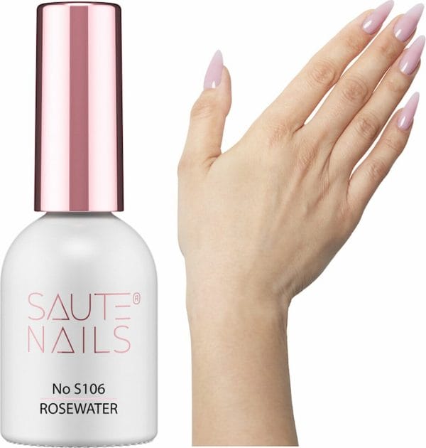 Saute nails roze uv/led gellak 8ml. - s106 rosewater