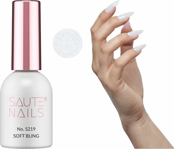SAUTE Nails Roze UV/LED Gellak 8ml. - S219 Soft Bling